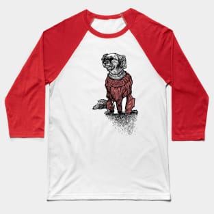 Sassy in Red Baseball T-Shirt